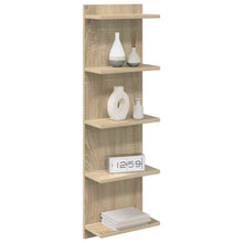 Wandplank Sonoma Eiken 30 x 15 x 100 cm Bewerkt hout