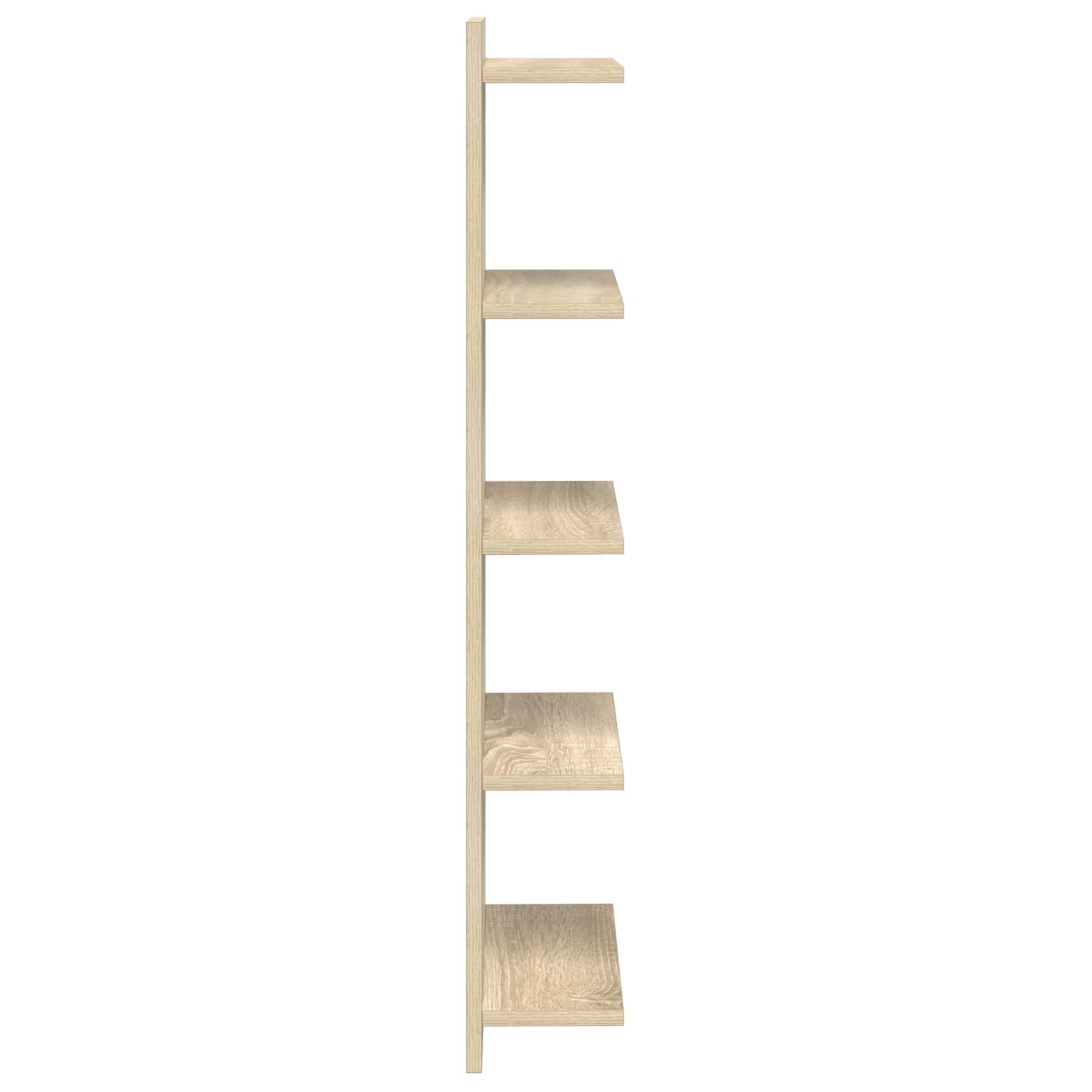 Wandplank Sonoma Eiken 30 x 15 x 100 cm Bewerkt hout