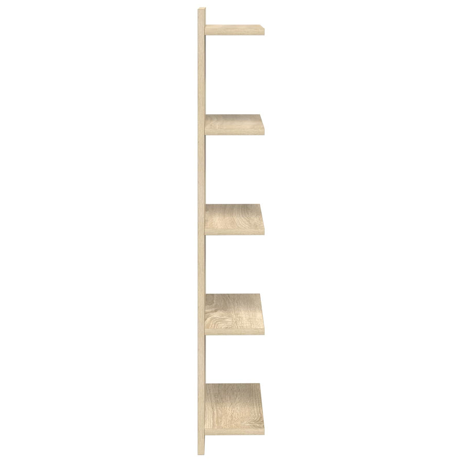 Wandplank Sonoma Eiken 30 x 15 x 100 cm Bewerkt hout