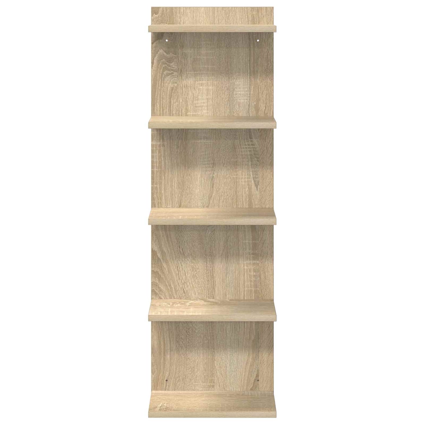 Wandplank 2 pcs Sonoma Eiken 30 x 15 x 100 cm Bewerkt hout