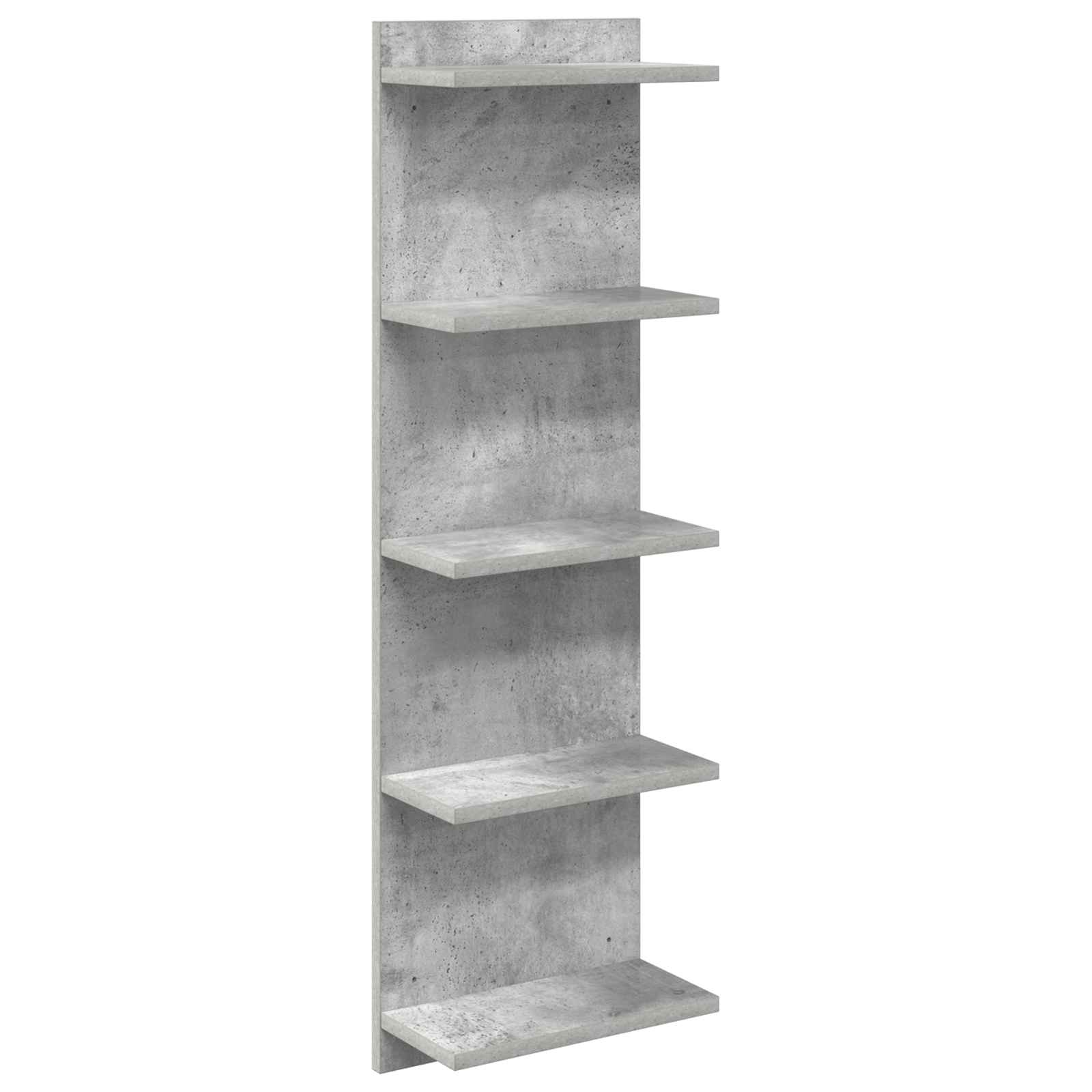 Wandplank Betongrijs 30 x 15 x 100 cm Bewerkt hout
