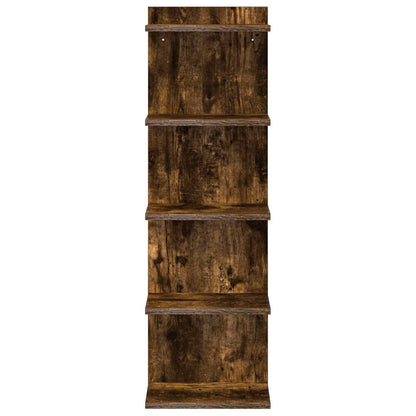 Wandplank Gerookt eiken 30 x 15 x 100 cm Bewerkt hout