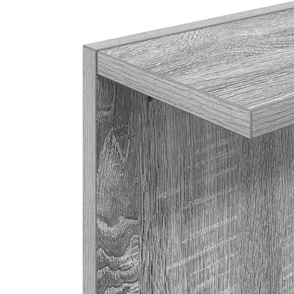 Wandplank Grijs Sonoma 30 x 15 x 100 cm Bewerkt hout