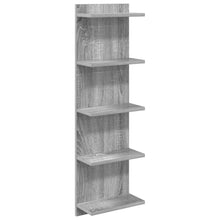 Wandplank Grijs Sonoma 30 x 15 x 100 cm Bewerkt hout