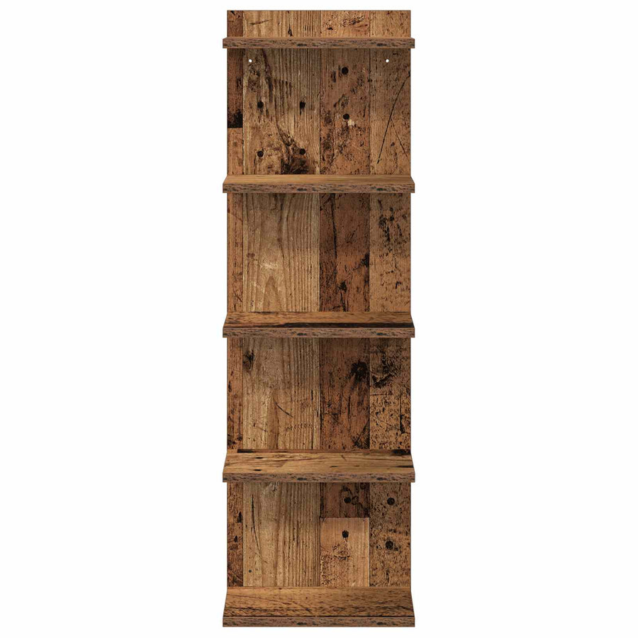 Wandplank Oud hout 30 x 15 x 100 cm Bewerkt hout