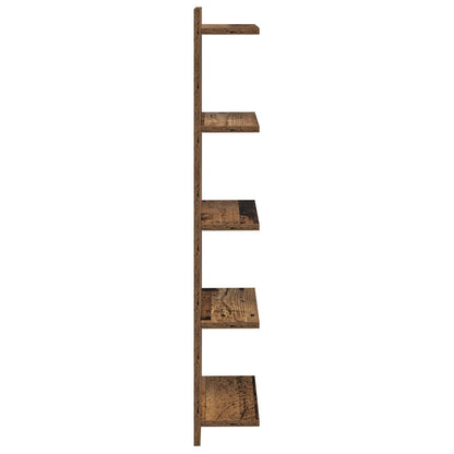 Wandplank 2 st Oud hout 30 x 15 x 100 cm Bewerkt hout