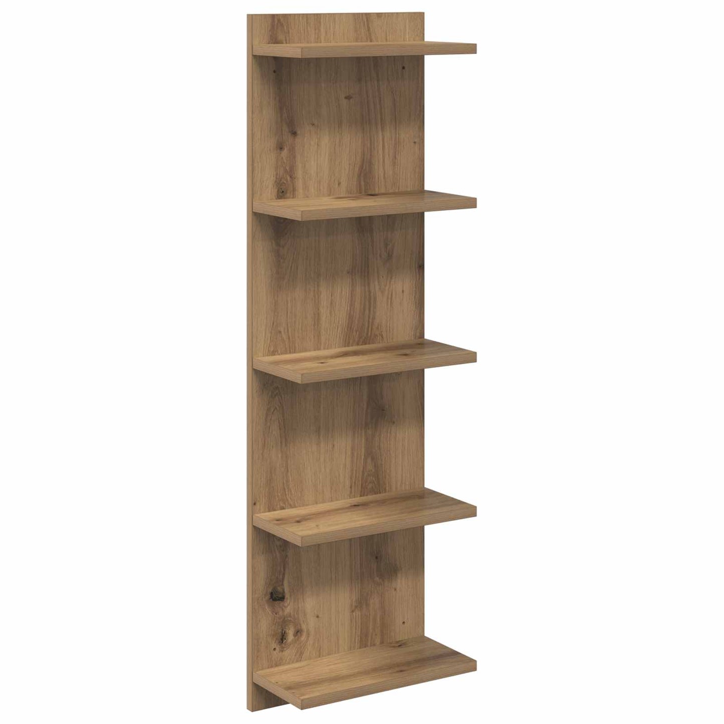 Wandplank Artisanaal eiken 30 x 15 x 100 cm Bewerkt hout
