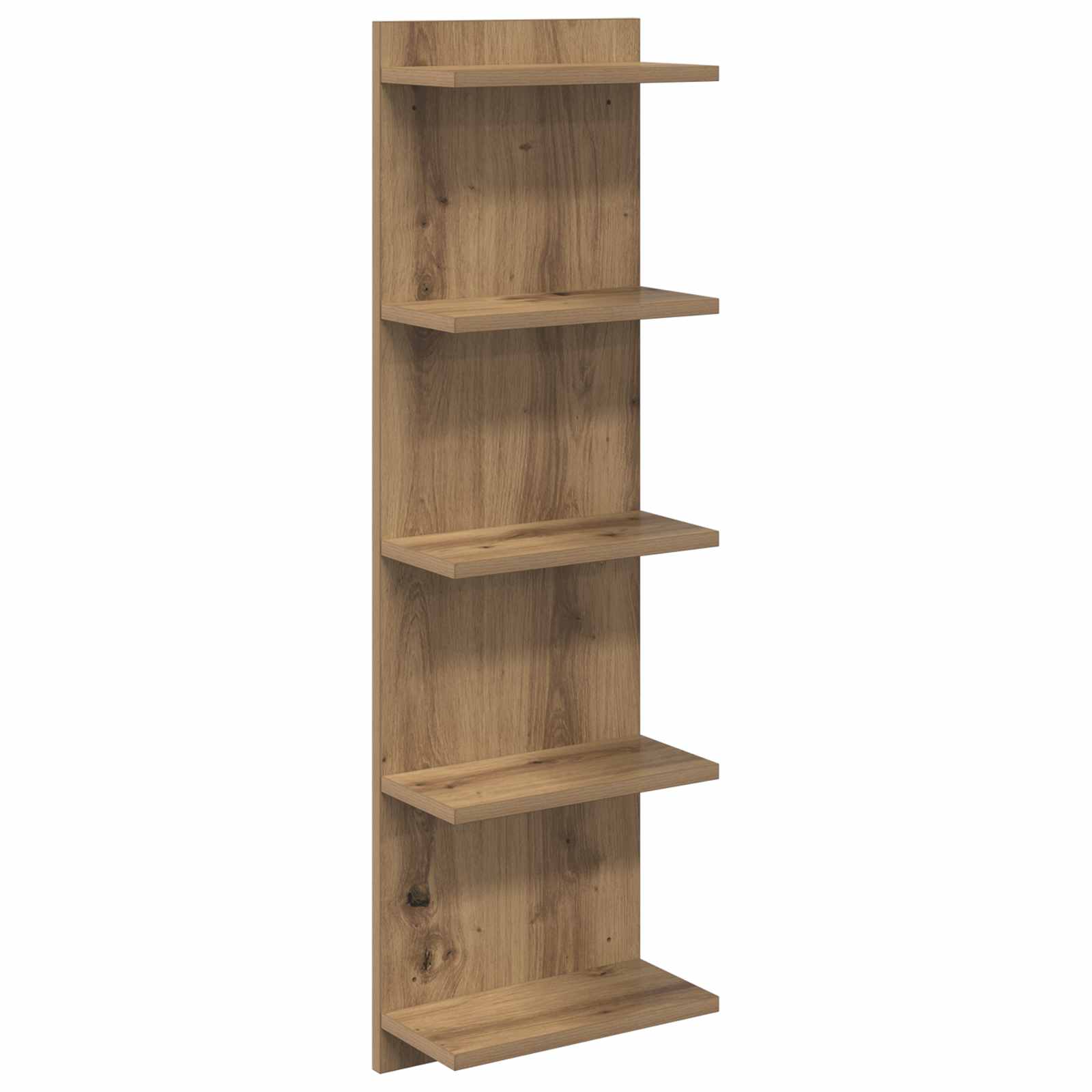 Wandplank Artisanaal eiken 30 x 15 x 100 cm Bewerkt hout
