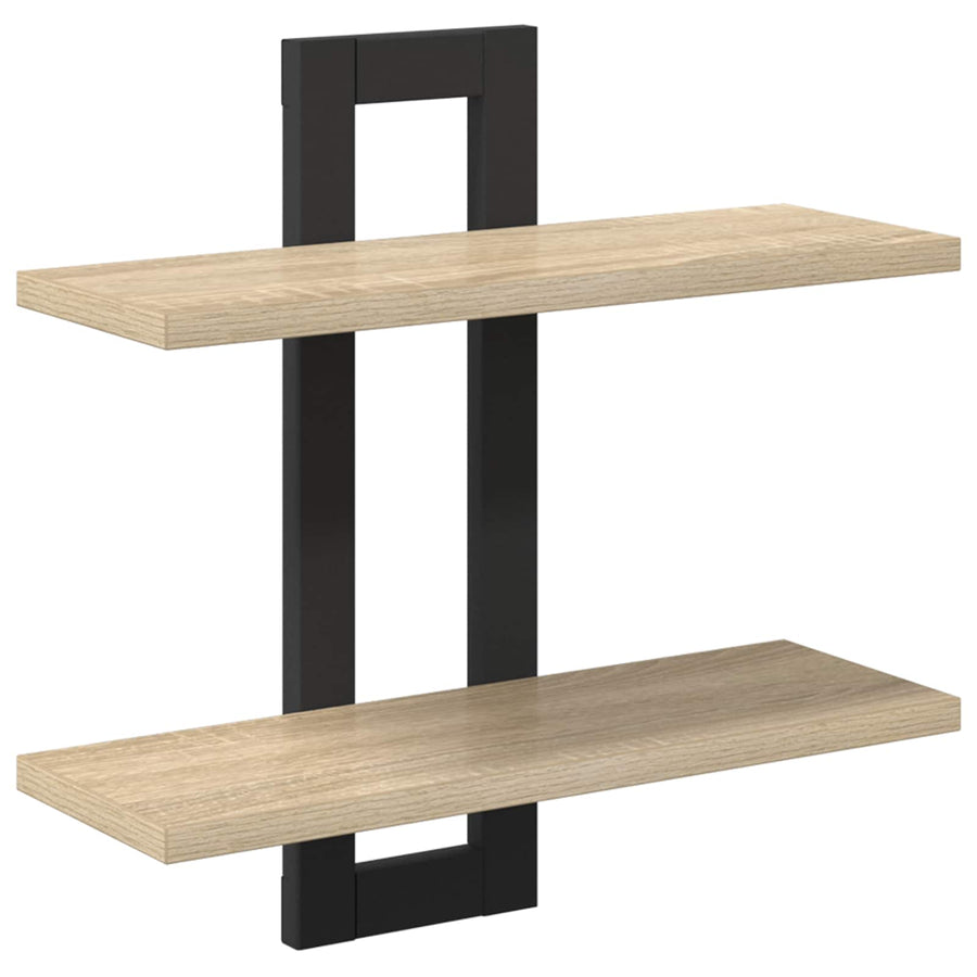 Zwevende schappen Sonoma Eiken 40 x 15 x 40 cm Bewerkt hout