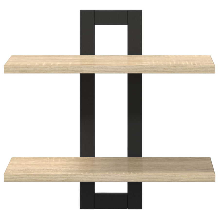 Zwevende schappen Sonoma Eiken 40 x 15 x 40 cm Bewerkt hout