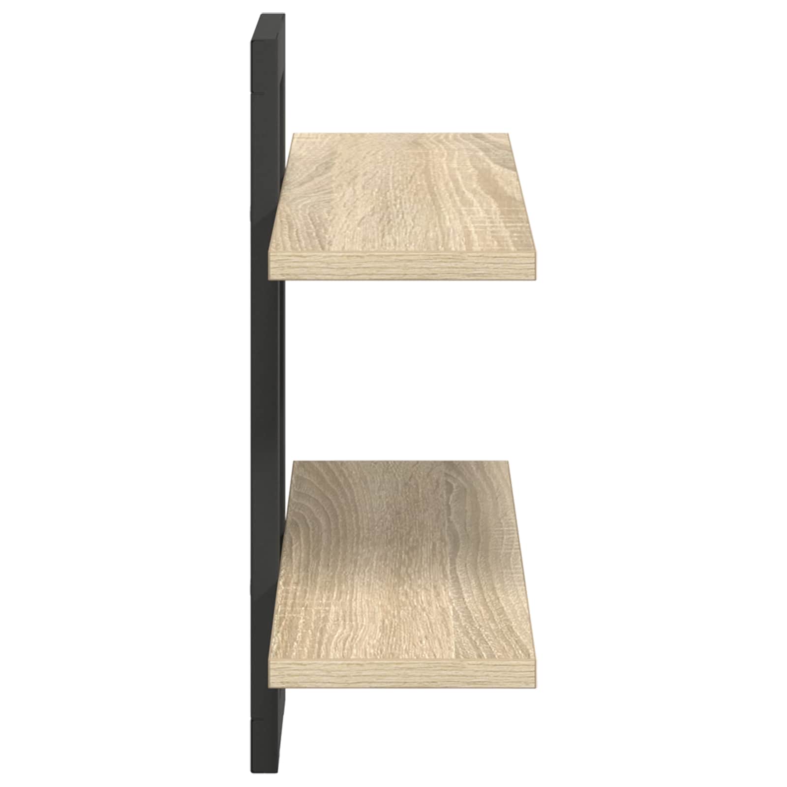 Zwevende schappen Sonoma Eiken 40 x 15 x 40 cm Bewerkt hout