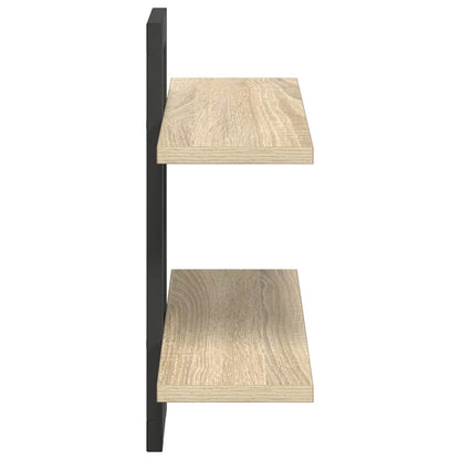 Zwevende schappen Sonoma Eiken 40 x 15 x 40 cm Bewerkt hout