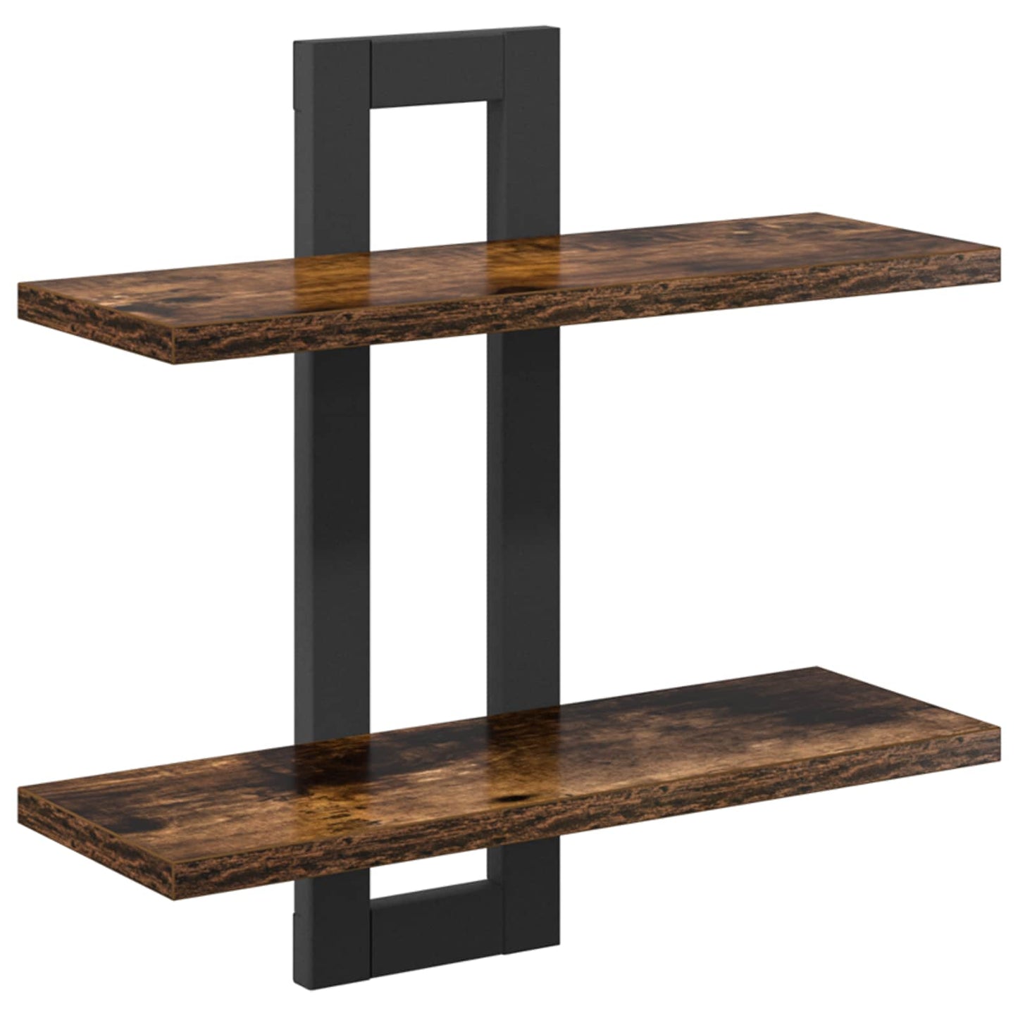 Zwevende schappen Gerookt eiken 40 x 15 x 40 cm Bewerkt hout