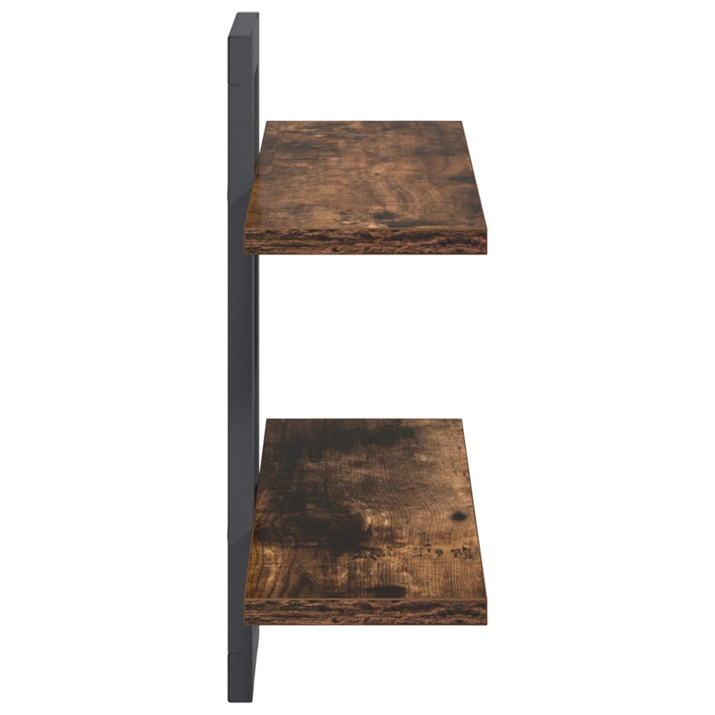 Zwevende schappen Gerookt eiken 40 x 15 x 40 cm Bewerkt hout