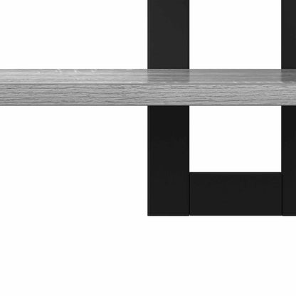Zwevende schappen Grijs Sonoma 40 x 15 x 40 cm Bewerkt hout