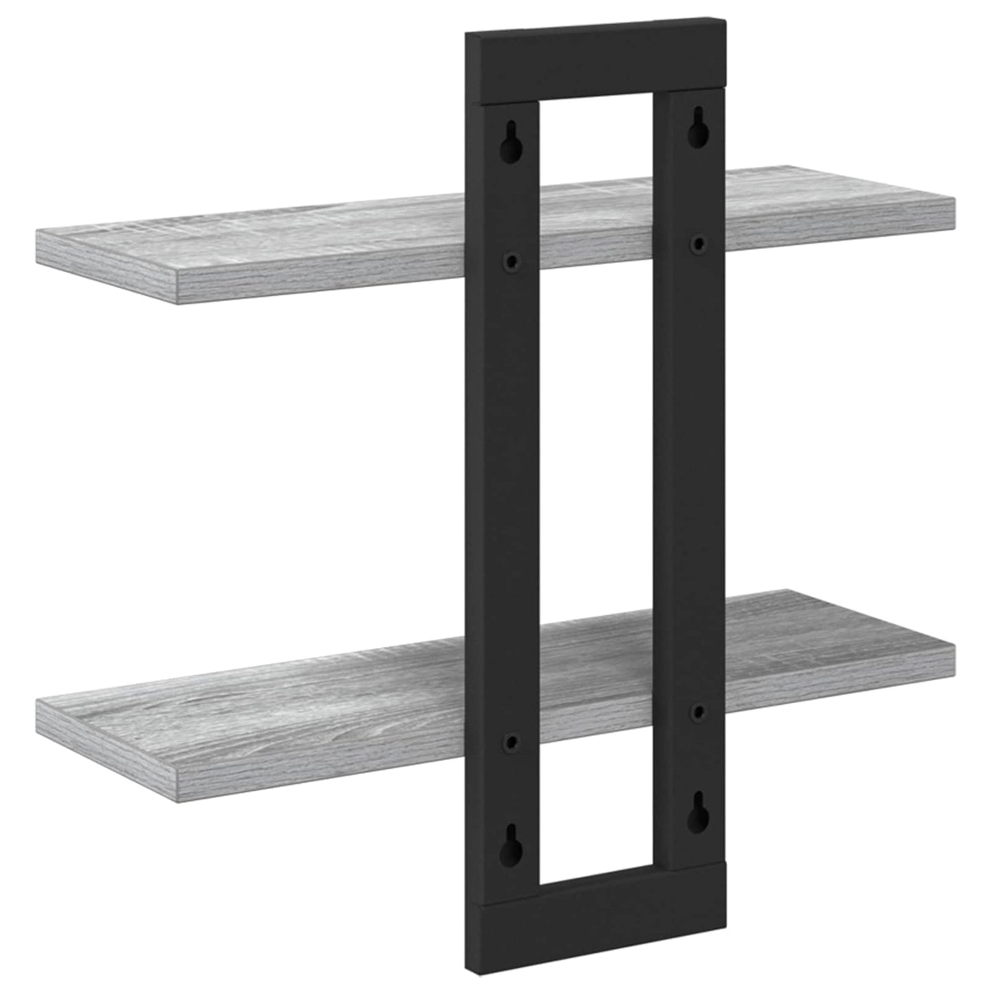 Zwevende schappen Grijs Sonoma 40 x 15 x 40 cm Bewerkt hout
