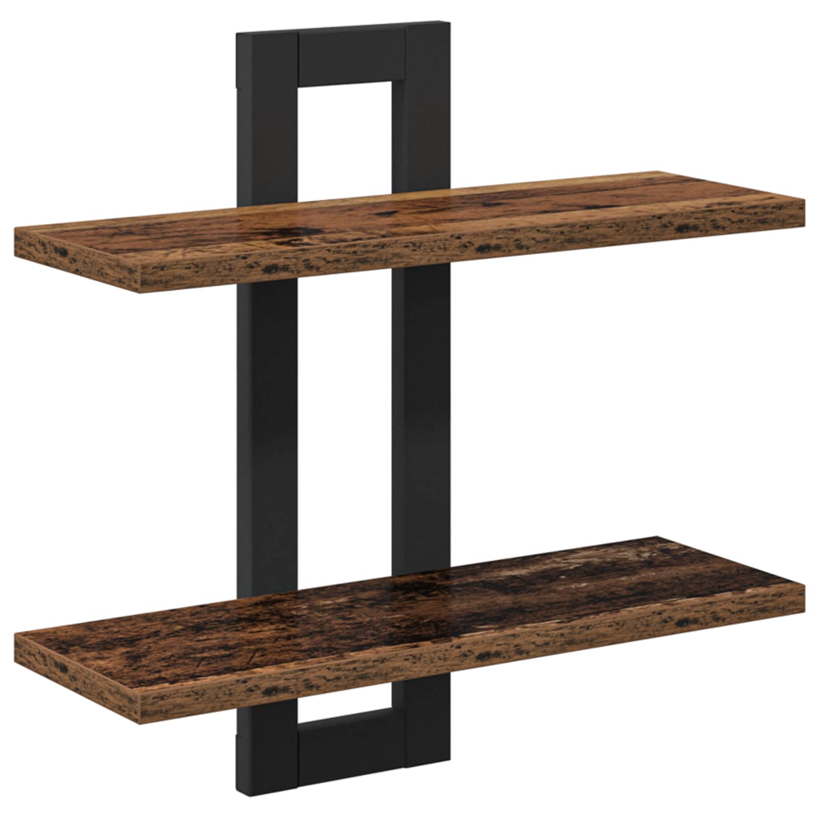 Zwevende schappen Oud hout 40 x 15 x 40 cm Bewerkt hout