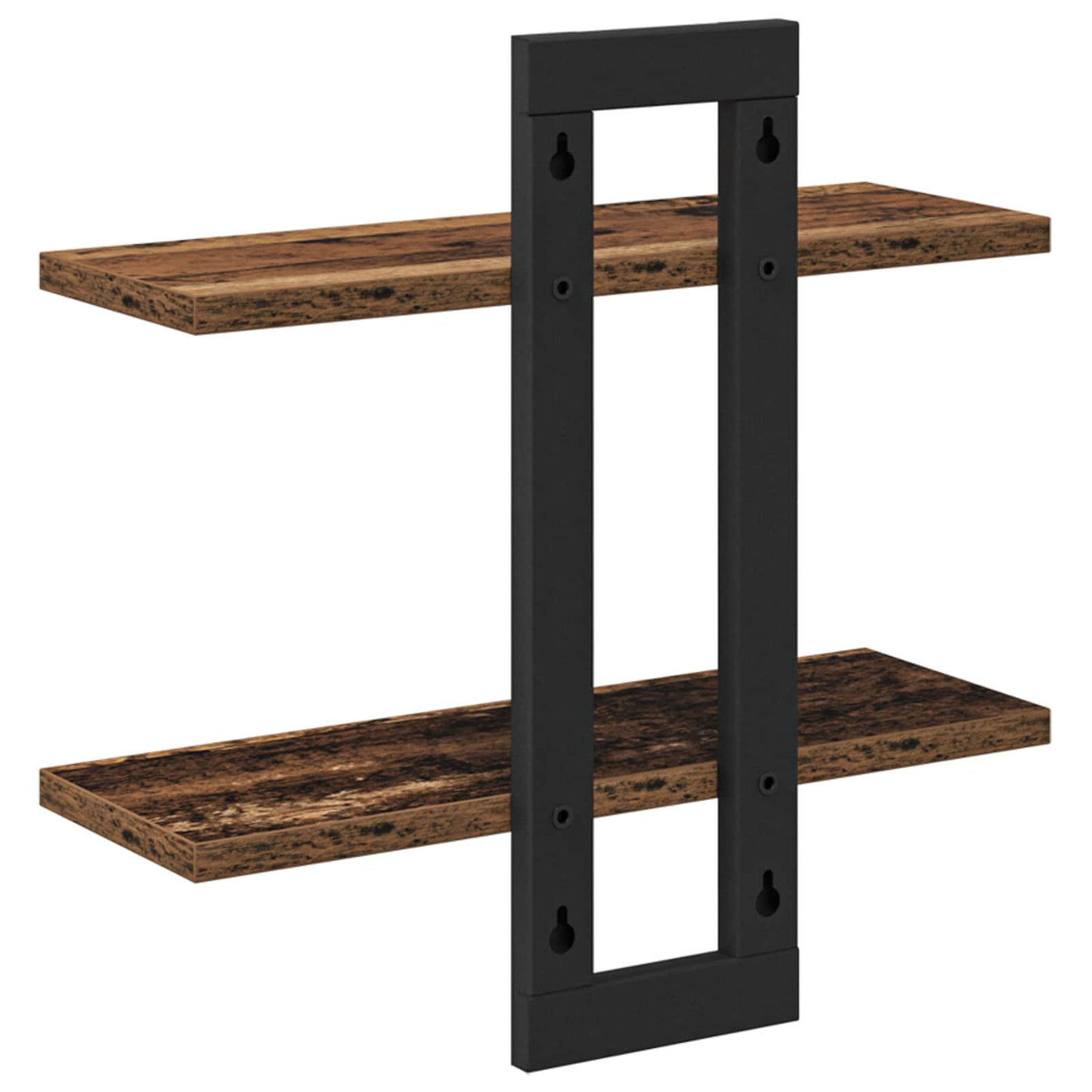 Zwevende schappen Oud hout 40 x 15 x 40 cm Bewerkt hout