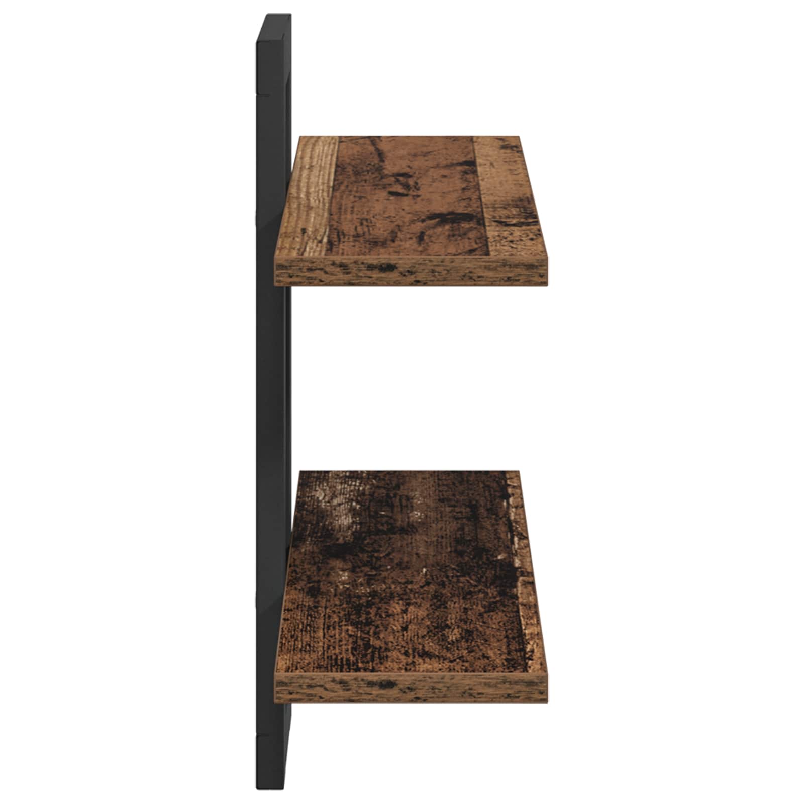 Zwevende schappen Oud hout 40 x 15 x 40 cm Bewerkt hout