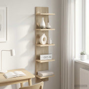 Wandplank 100x22x15 cm Sonoma eiken bewerkt hout