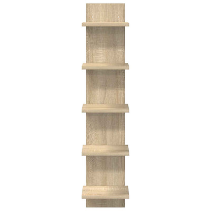 Wandplank Sonoma Eiken 22 x 15 x 100 cm Bewerkt hout