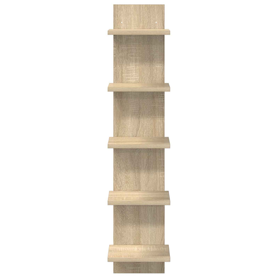 Wandplank Sonoma Eiken 22 x 15 x 100 cm Bewerkt hout