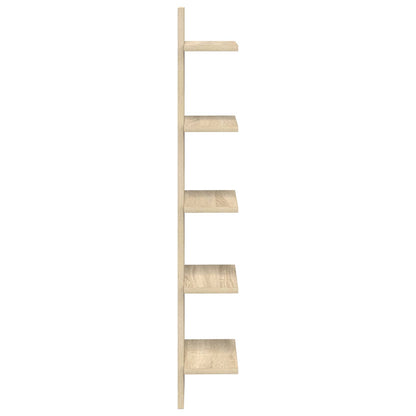 Wandplank 2 st Sonoma Eiken 22 x 15 x 100 cm Bewerkt hout