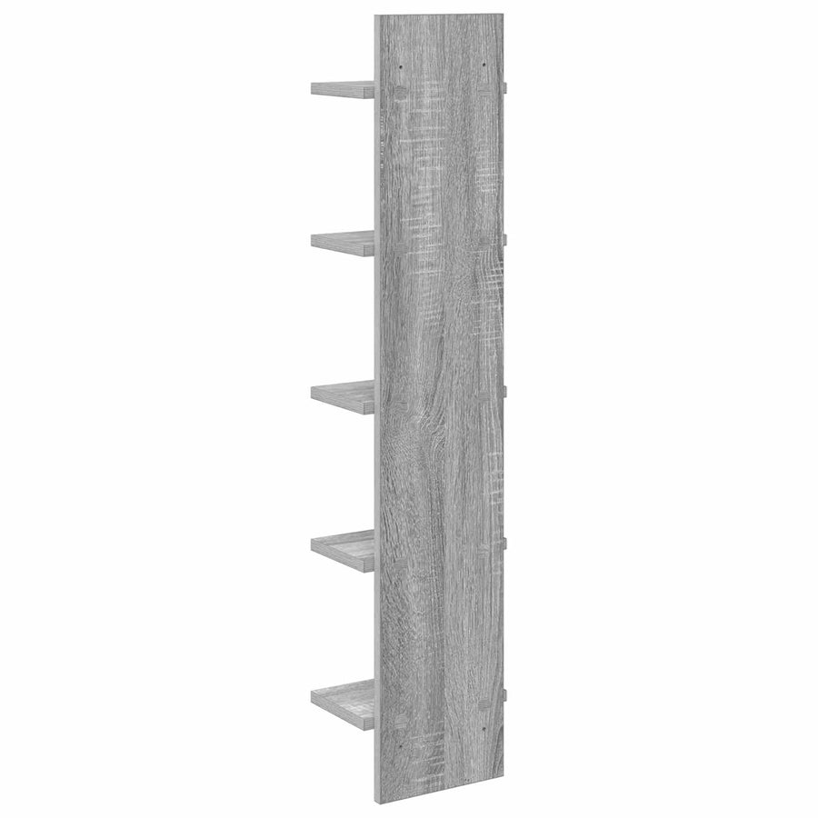 Wandplank Grijs Sonoma 22 x 15 x 100 cm Bewerkt hout