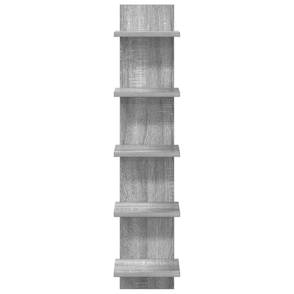 Wandplank Grijs Sonoma 22 x 15 x 100 cm Bewerkt hout