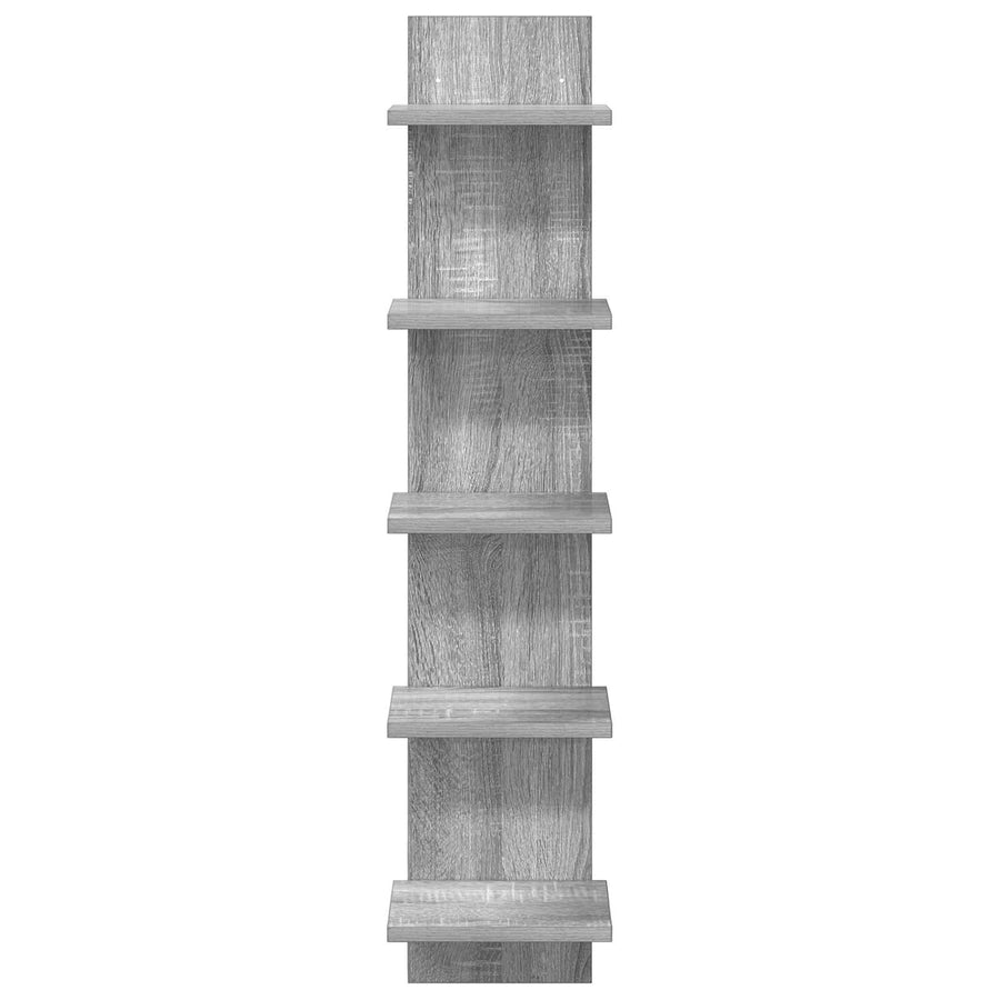 Wandplank Grijs Sonoma 22 x 15 x 100 cm Bewerkt hout
