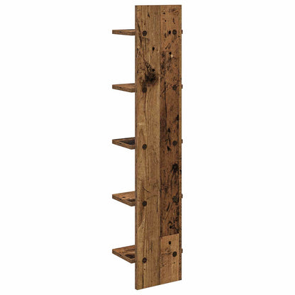 Wandplank 2 st Oud hout 22 x 15 x 100 cm Bewerkt hout