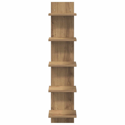 Wandplank Artisanaal eiken 22 x 15 x 100 cm Bewerkt hout