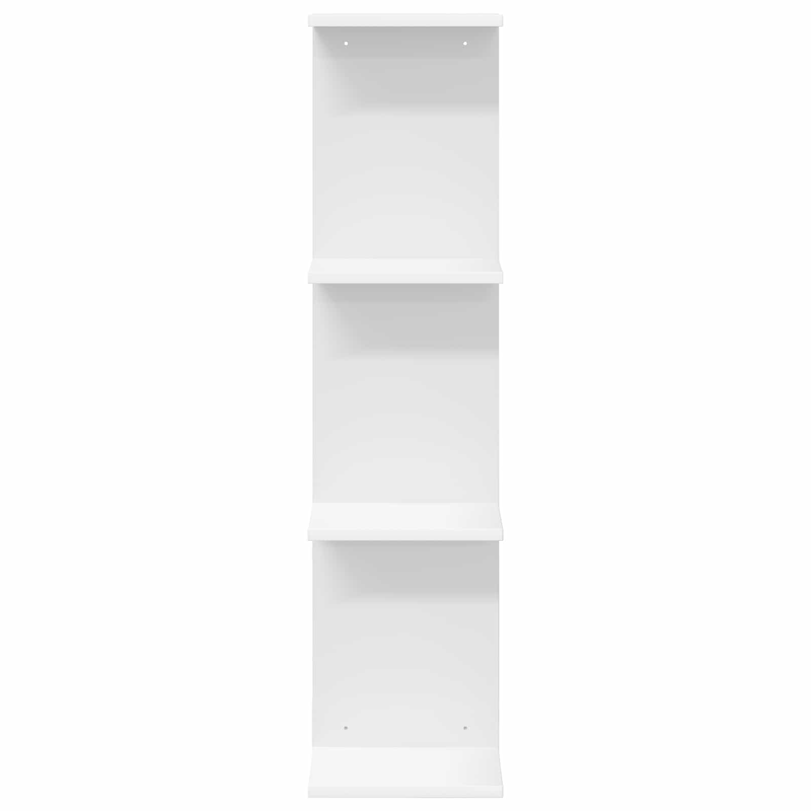 Wandplank Wit 22 x 15 x 100 cm Bewerkt hout