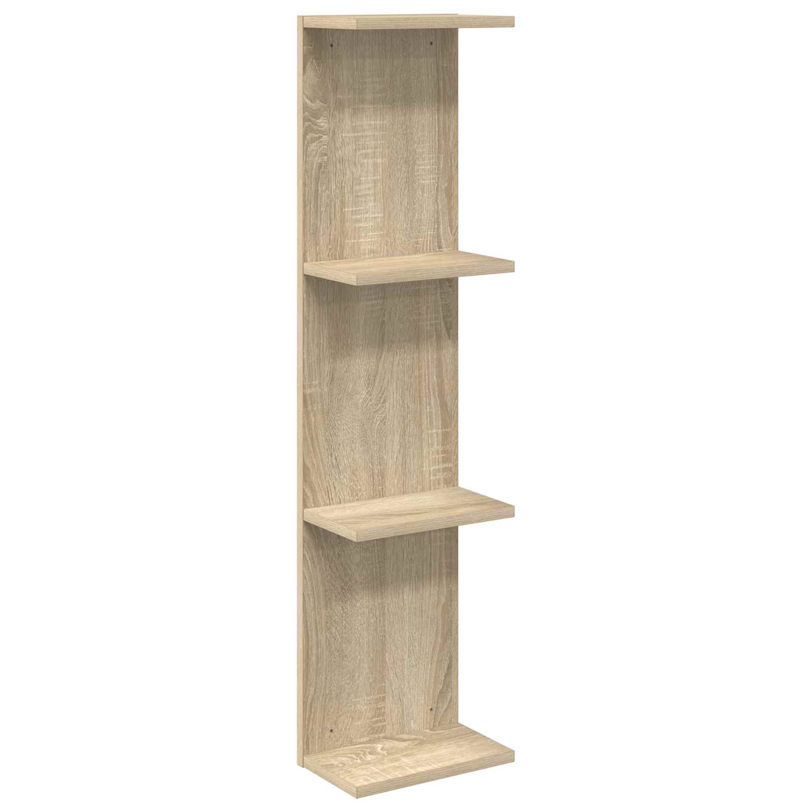 Wandplank Sonoma Eiken 22 x 15 x 100 cm Bewerkt hout