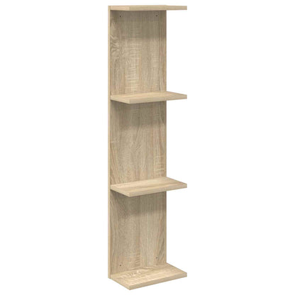 Wandplank Sonoma Eiken 22 x 15 x 100 cm Bewerkt hout