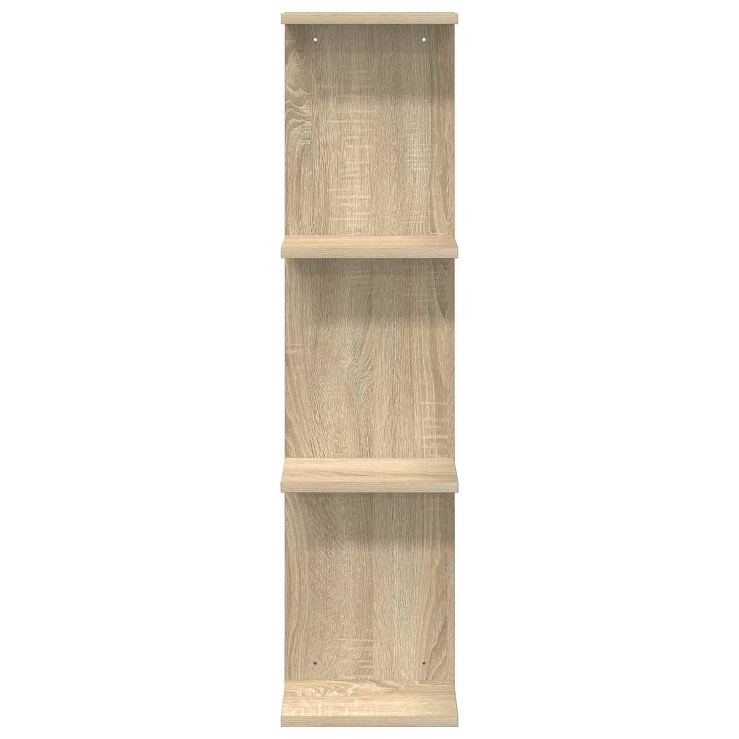 Wandplank 2 pcs Sonoma Eiken 22 x 15 x 100 cm Bewerkt hout