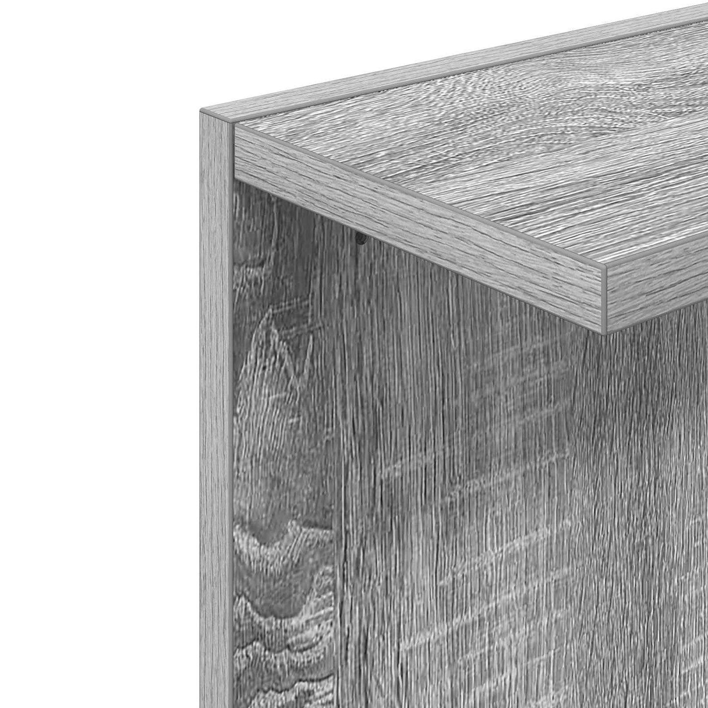 Wandplank 2 pcs Grijs Sonoma 22 x 15 x 100 cm Bewerkt hout