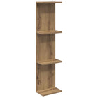 Wandplank Artisanaal eiken 100x22x15 cm bewerkt hout