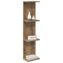Wandplank Artisanaal eiken 22 x 15 x 100 cm Bewerkt hout