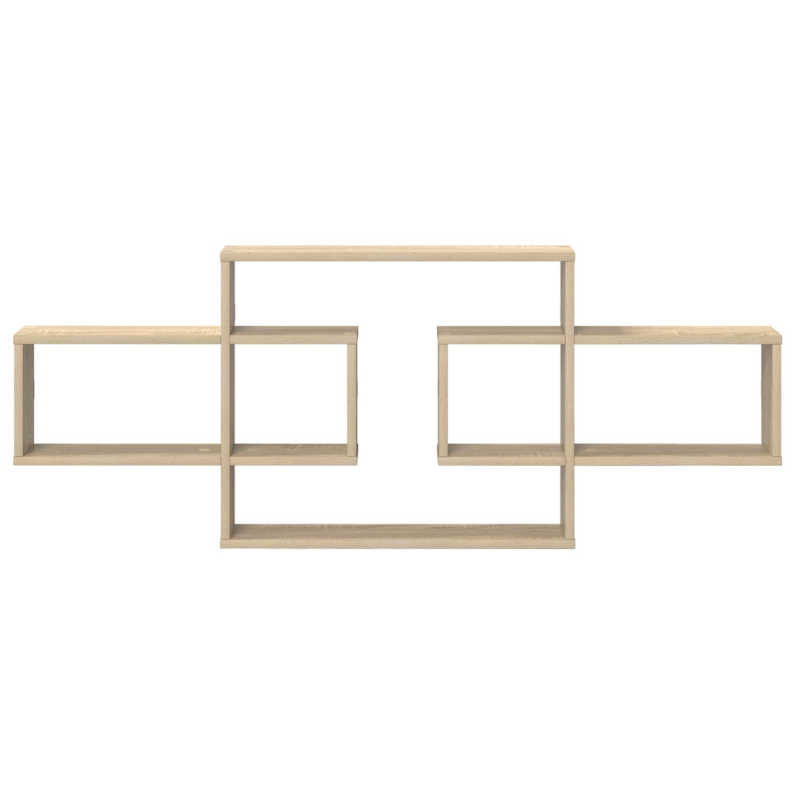 Wandplank Sonoma Eiken 130 x 10 x 50 cm Bewerkt hout