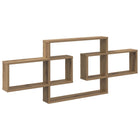 Wandplank Artisanaal eiken 130x10x50 cm