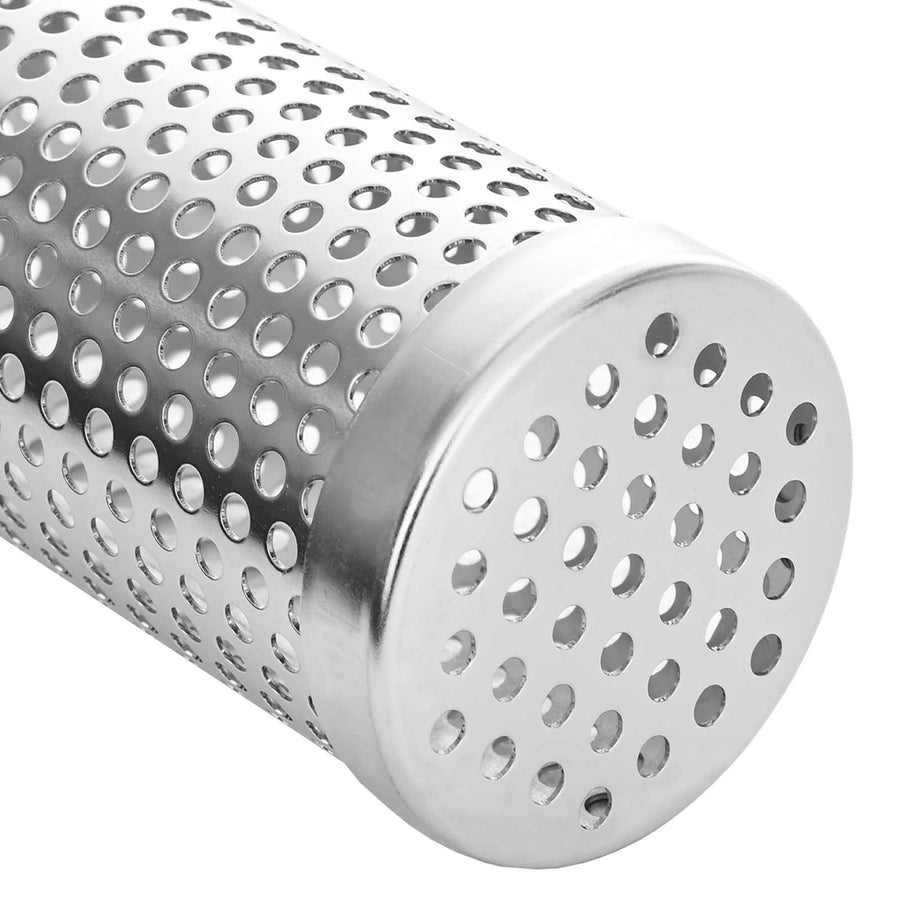 Rookbuis 2 st Ø 5 x 30 cm Roestvrij staal 304 zilver