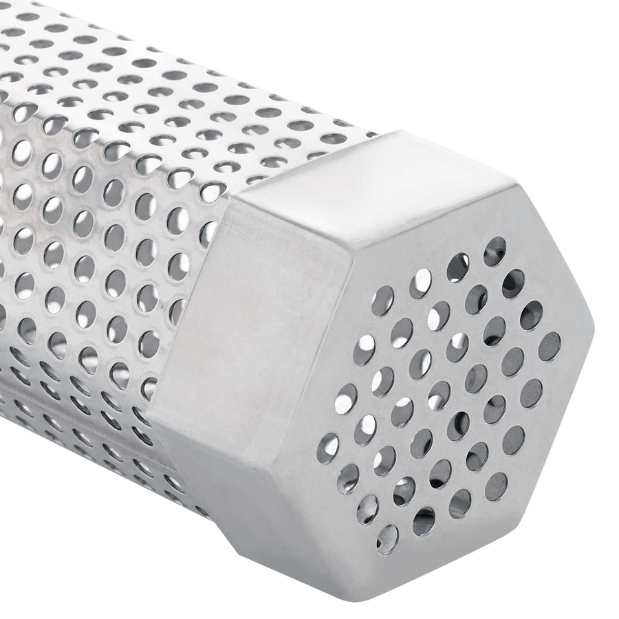 Rookbuis 2 st 5 x 5 x 30 cm Roestvrij staal 304 zilver