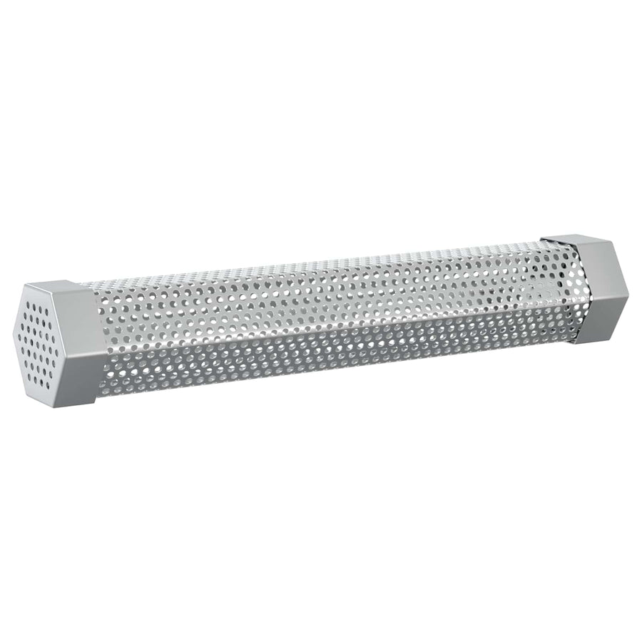Rookbuis 2 st 5 x 5 x 30 cm Roestvrij staal 304 zilver