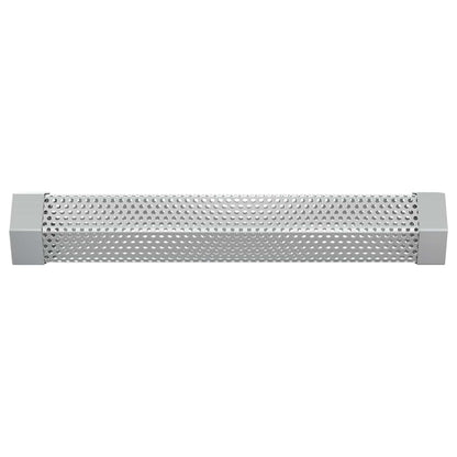 Rookbuis 2 st 5 x 5 x 30 cm Roestvrij staal 304 zilver