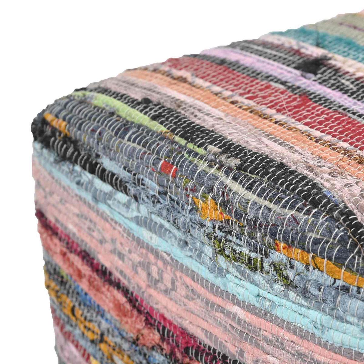 Bank 60 x 30 x 45 cm Echt Leer Meerkleurig