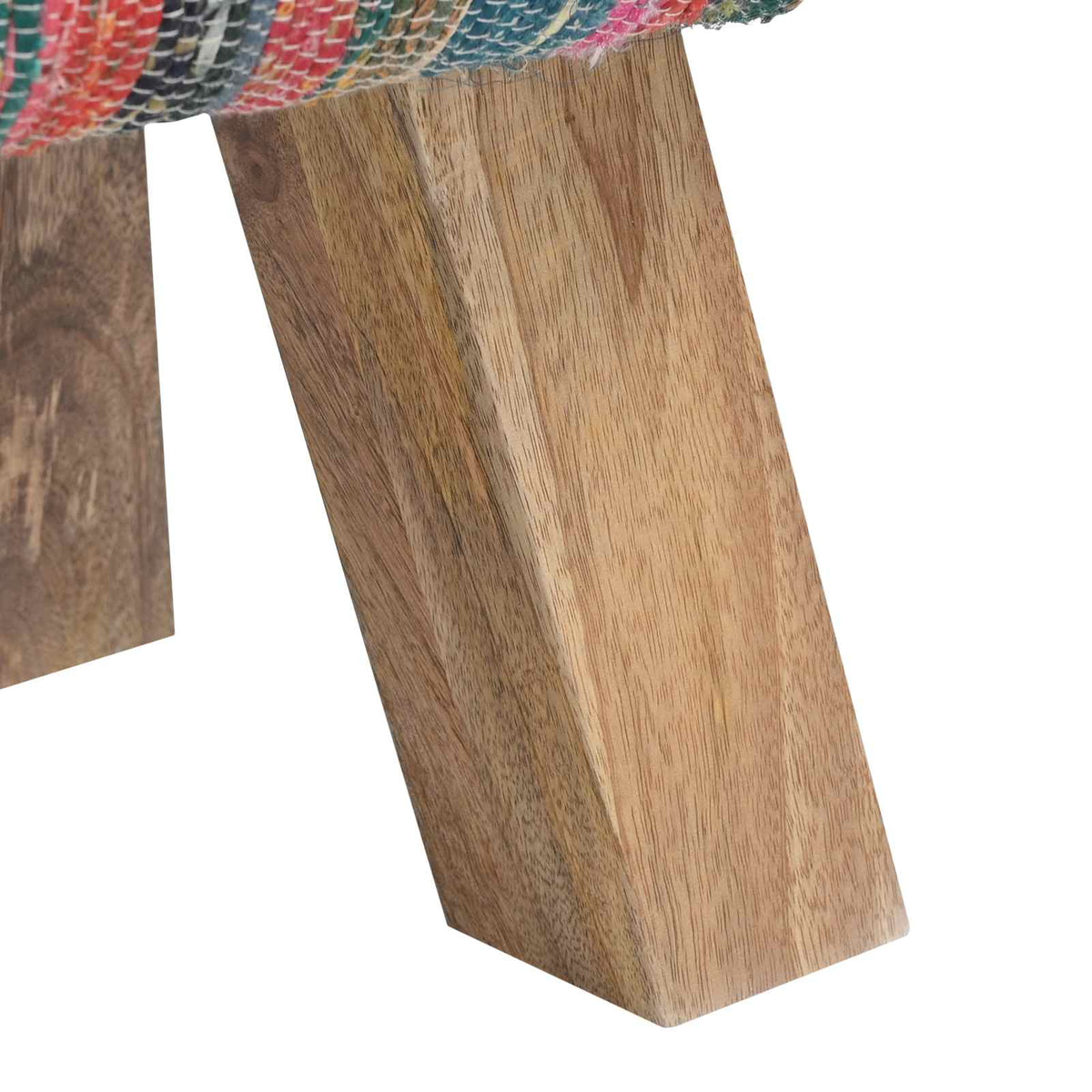 Bank 110 x 30 x 45 cm Echt Leer Meerkleurig