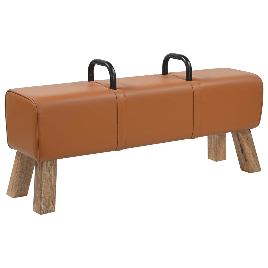 Bank Bruin 110 x 30 x 45 cm Echt leer