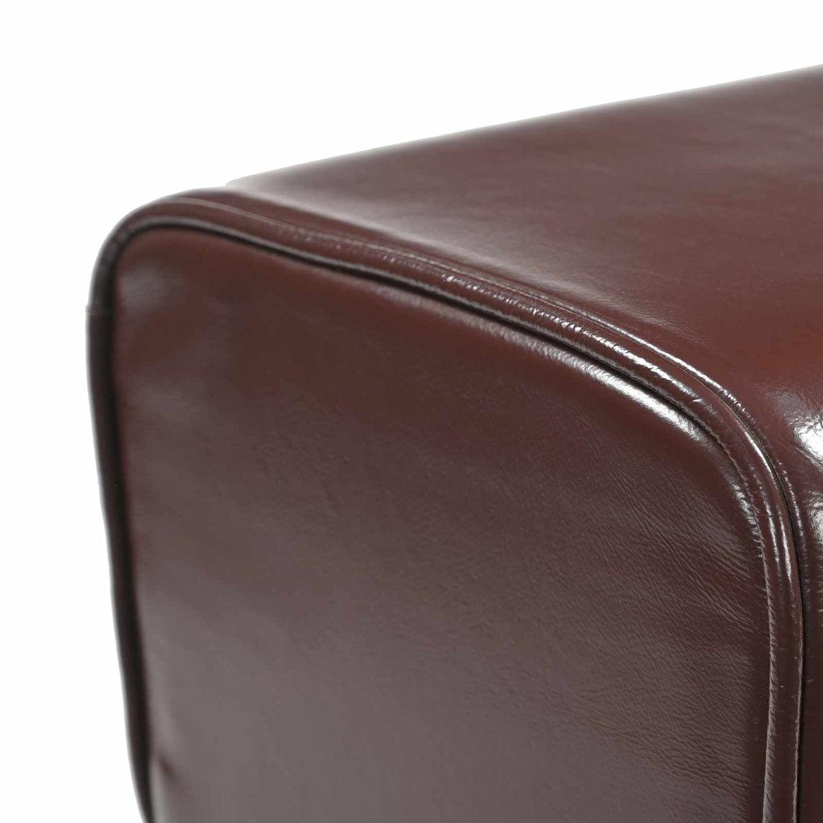 Bank Donkerbruin 110 x 30 x 45 cm Echt Leer
