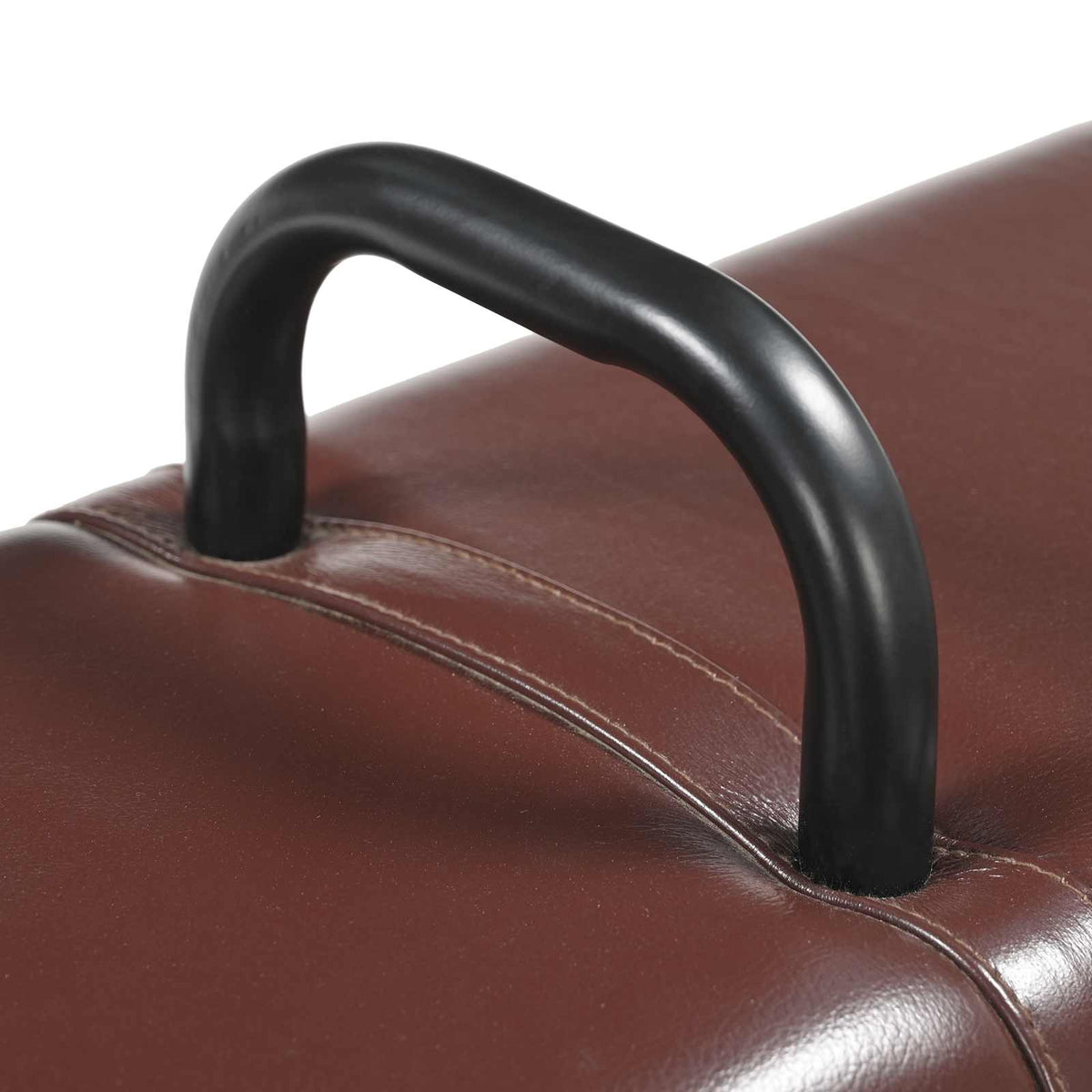 Bank Donkerbruin 110 x 30 x 45 cm Echt Leer